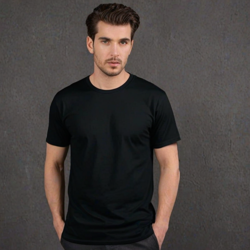 black mockup t shirt