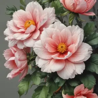 line work flowers