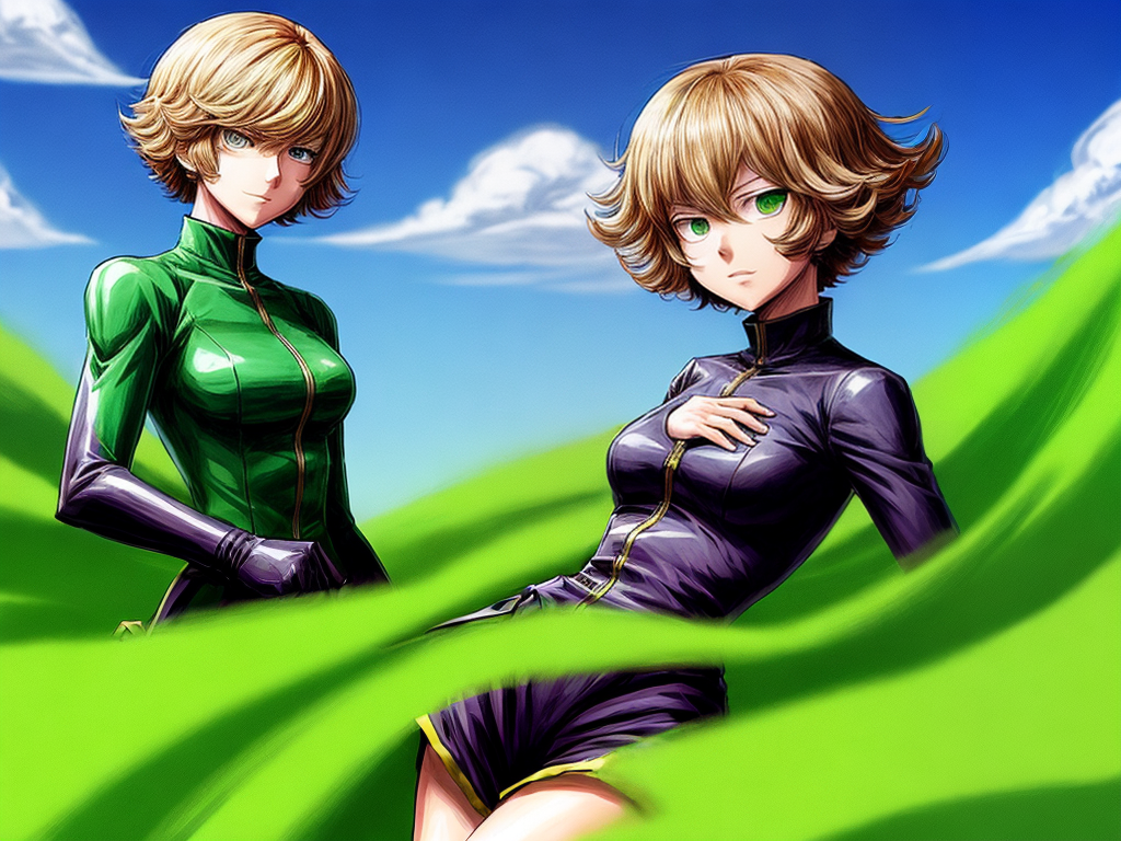 Ai Image Generator - Ai Art Generator - High Quality and 100% Unique Images  - iPic.Ai tatsumaki, anime one punch man, short long hair, manga style,  artstation, random background, 34