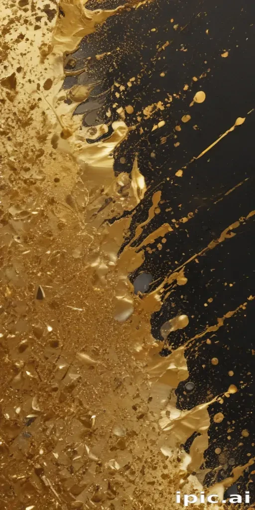 gold glitter png