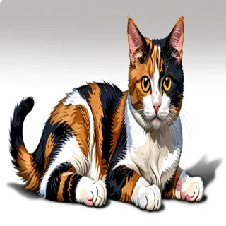 calico cat png