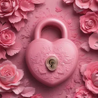 pink lock screen wallpaper