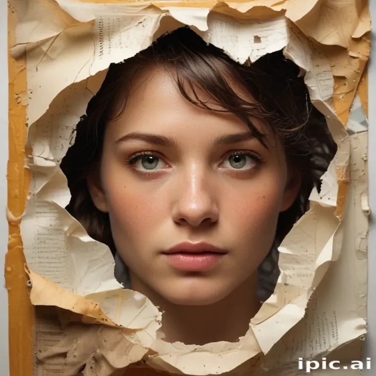 torn paper transparent