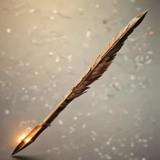 drawn arrow