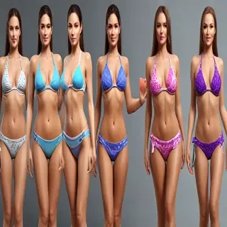 ai bikini models