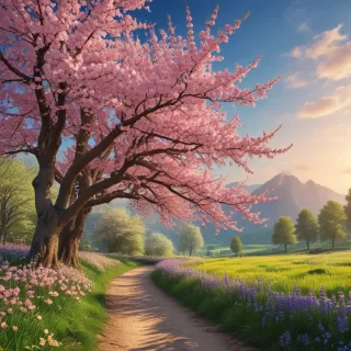 spring aesthetic desktop wallpaper