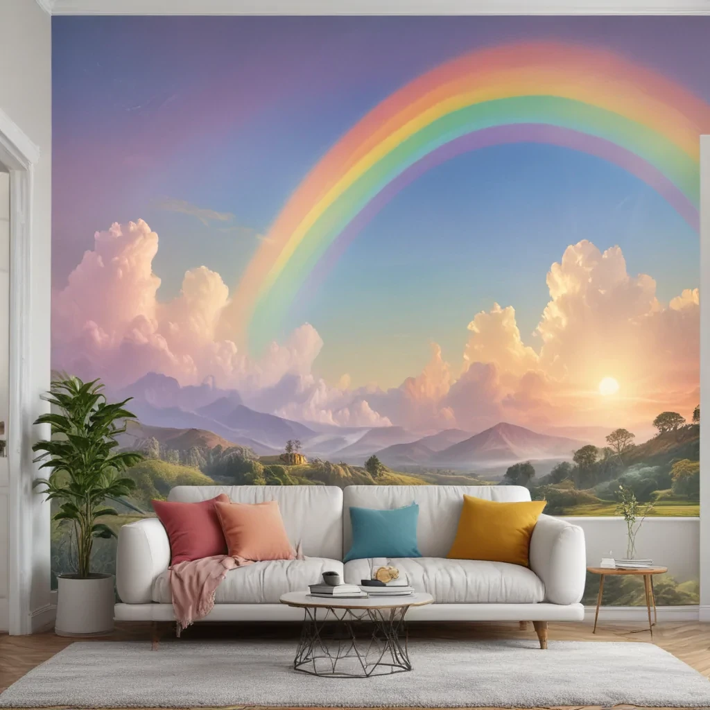aesthetic rainbow wallpaper