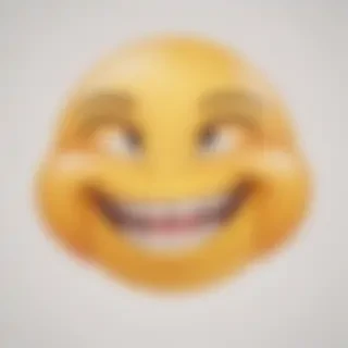 transparent laughing emoji