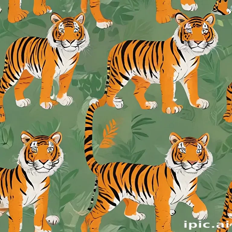 cartoon tigers