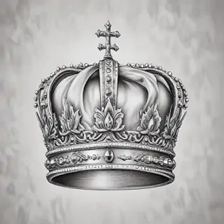 crown drawing