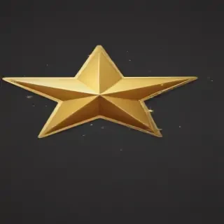 gold star sticker png
