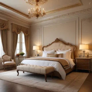 background of a bedroom