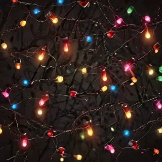 christmas lights iphone wallpaper