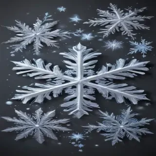 snowflake clipart free