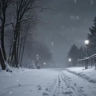 snow falling png