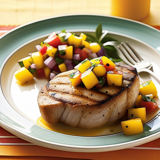mango salsa with pork chops