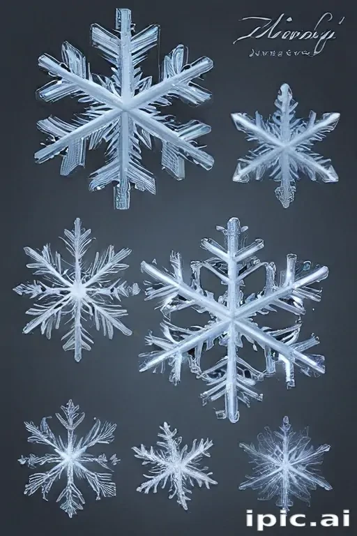 transparent snowflakes