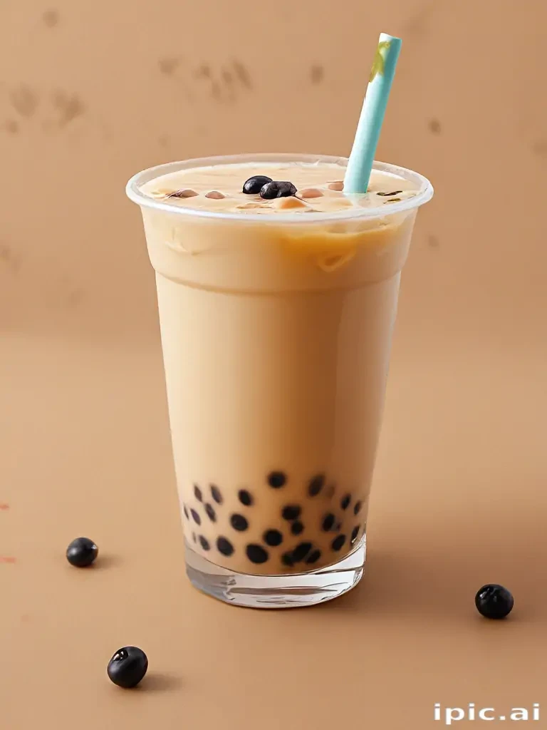 milk tea boba wallpaper