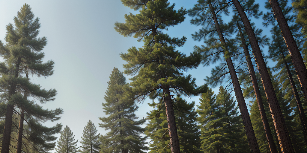 pine trees transparent background