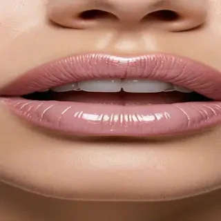 transparent lips