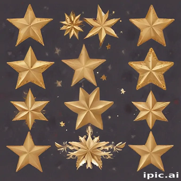 christmas stars clipart