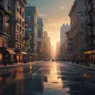 city street background