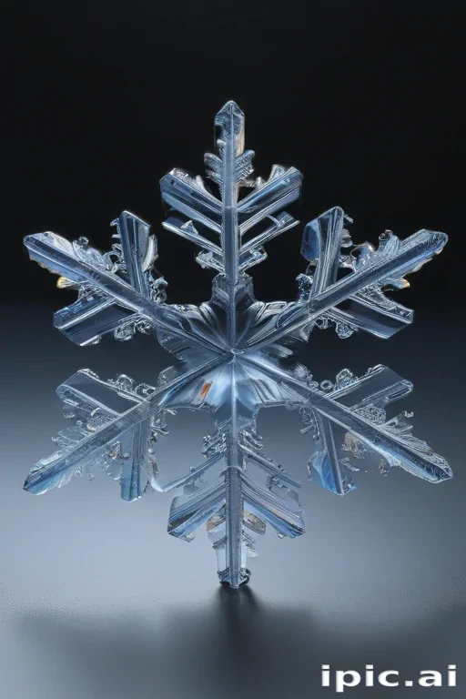 transparent snowflake