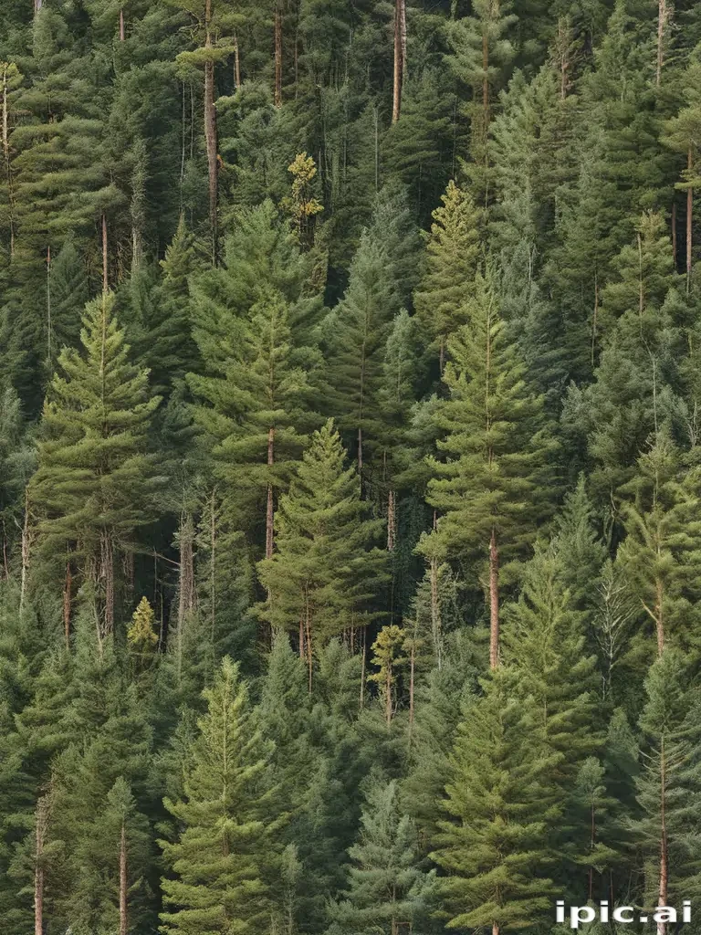 pine trees transparent background