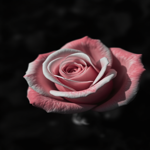 rose with black and white background