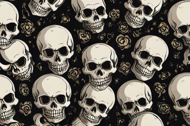 skull background