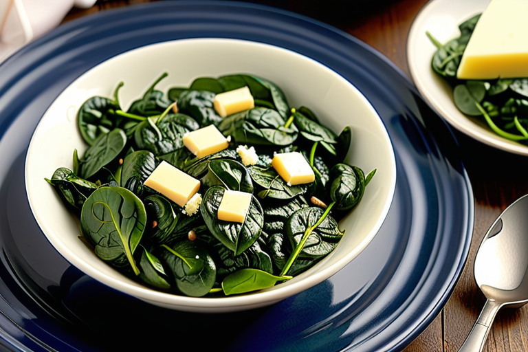 how to cook spinach with butter