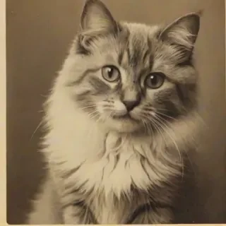 vintage pictures of cats