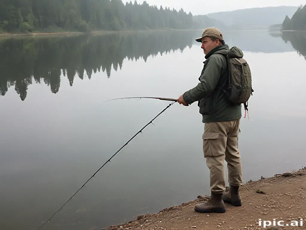 rod in fishing