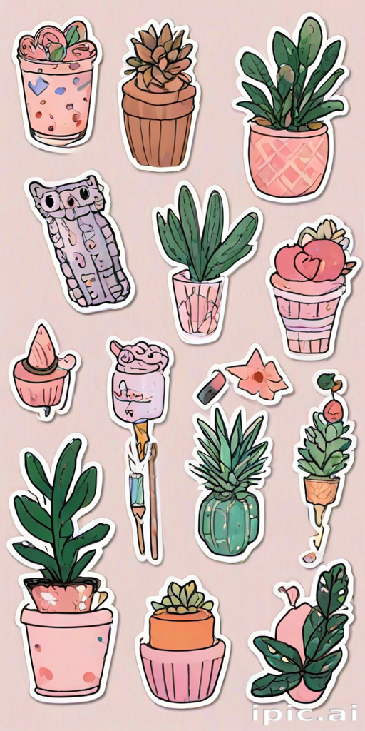 aesthetic stickers printable