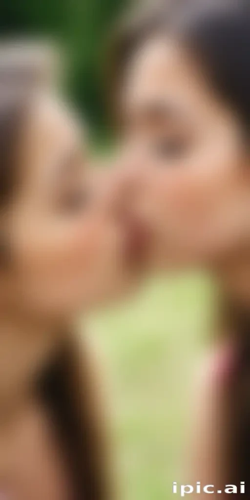 girls kissing