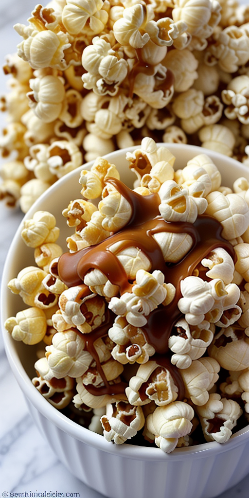 recipe for caramel popcorn without corn syrup