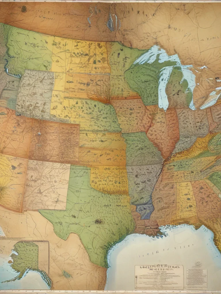 map of united states of america