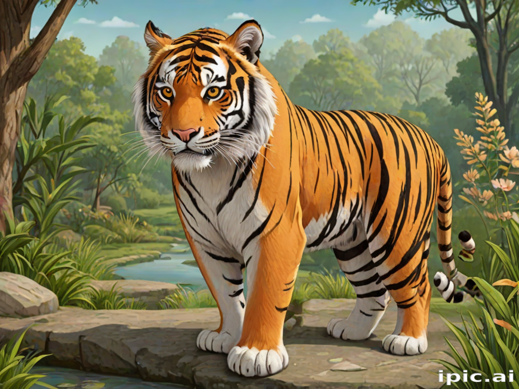 tiger cartoon tiger