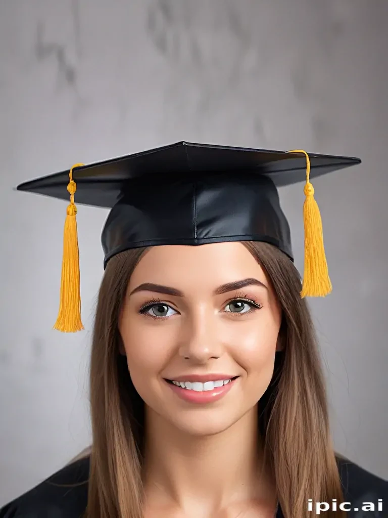 transparent graduation cap