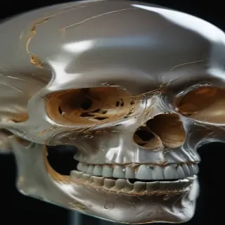 transparent skull