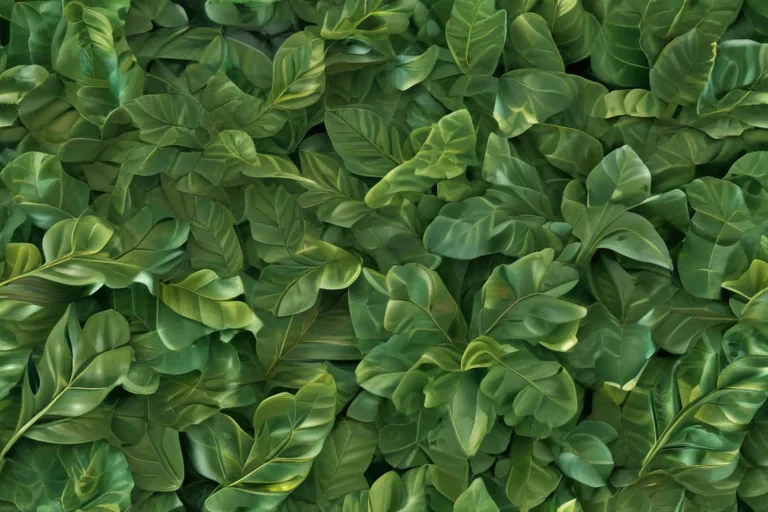 green leaf design