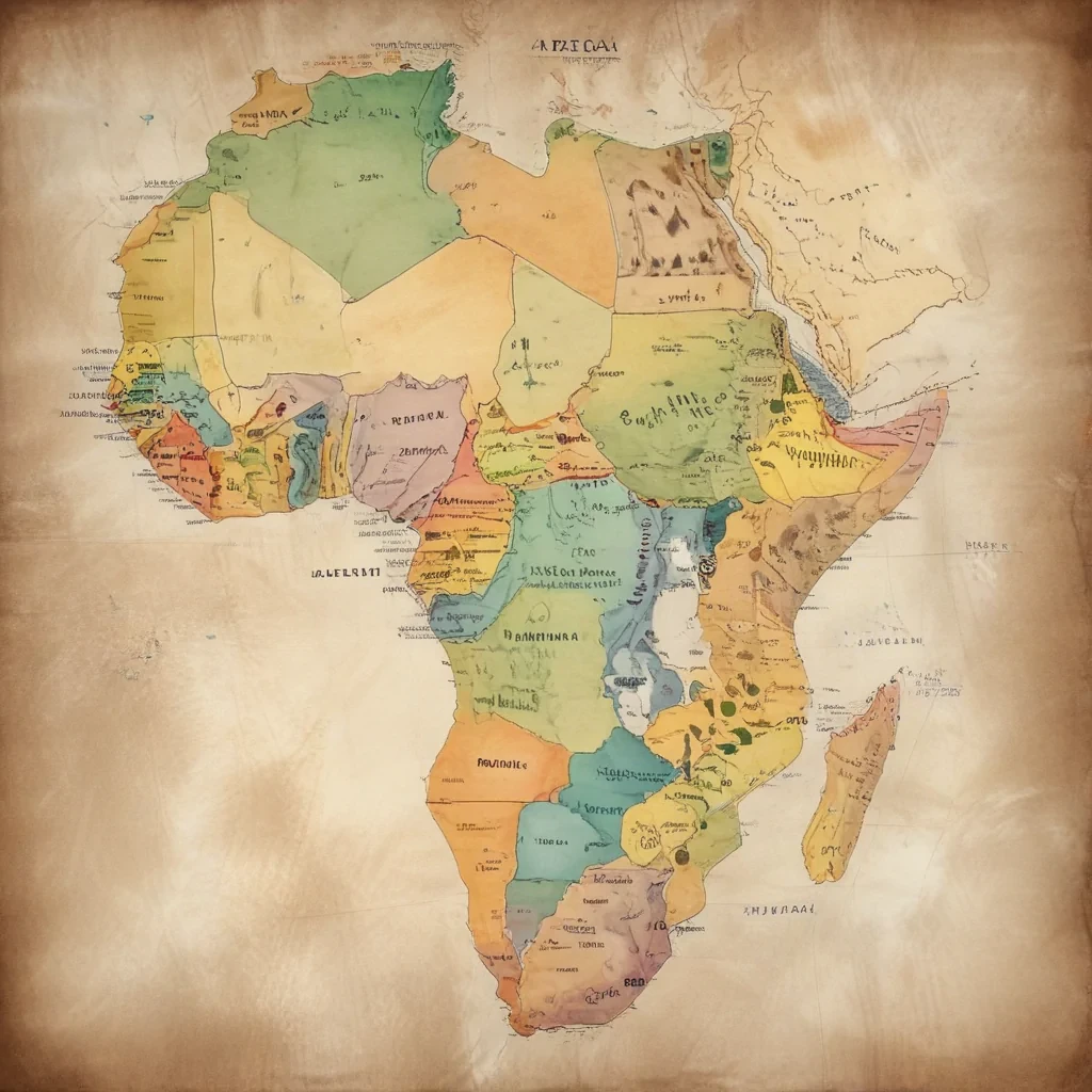 map of africa