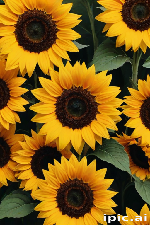 sunflower backgrounds aesthetic