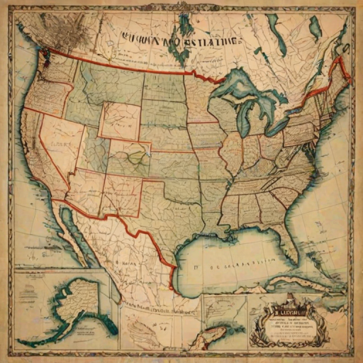 united states map