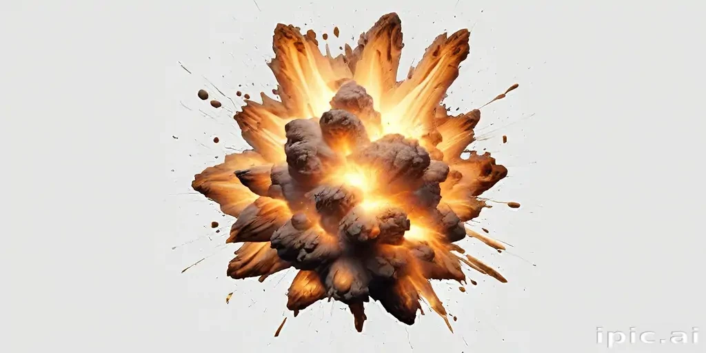 explosion transparent background