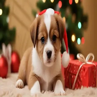 christmas puppy desktop backgrounds