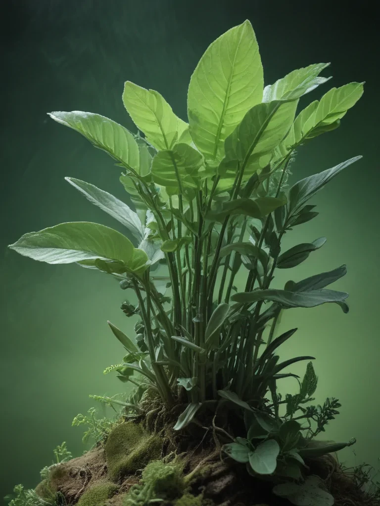 sage green backround