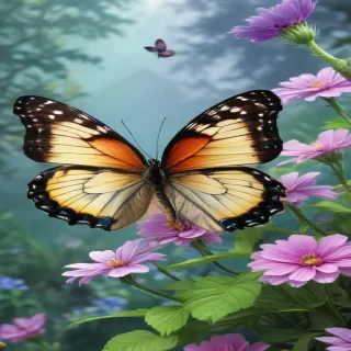 beautiful butterflies wallpaper