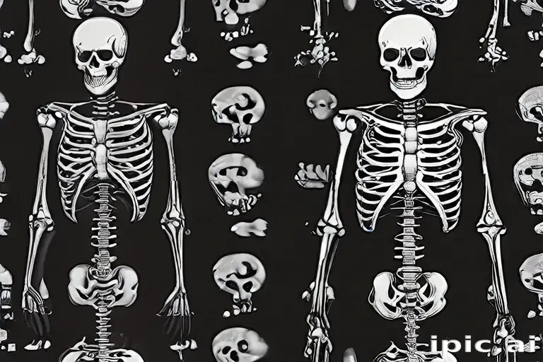 skeleton background