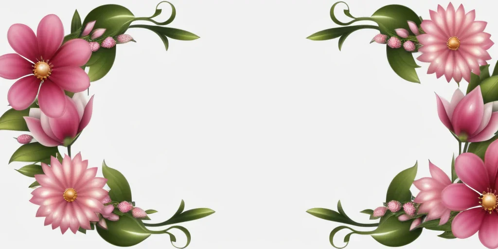 flowers border png